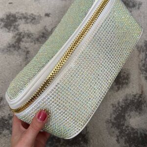 Stoney Clover Lane sparkle gem makeup case